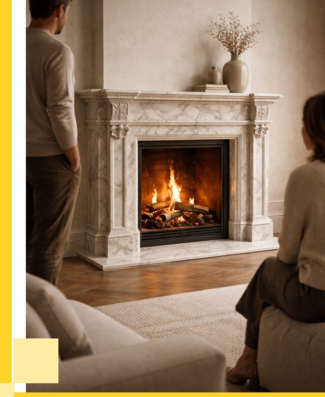 Мраморные камины под ключ в Чите от 258750 р. | ЭриданЧта