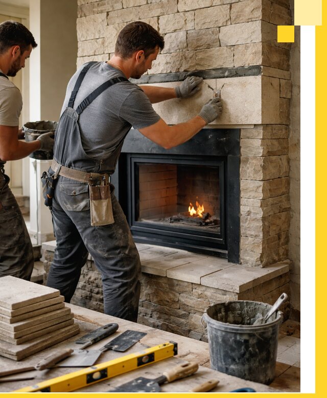 Проектирование и установка открытых каминов в Чите