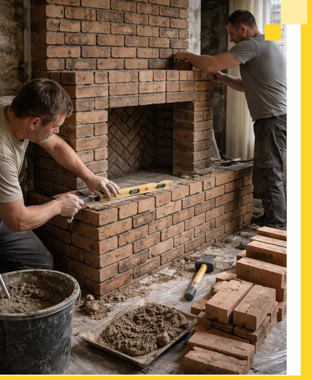 Изготовление и установка кирпичных каминов в Чите