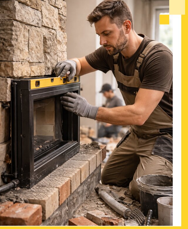 Дровяные камины под ключ в Чите: монтаж, обустройство