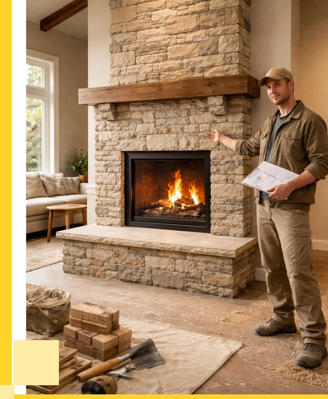 Камины под ключ в Чите от 186300 р. | ЭриданЧта — установка