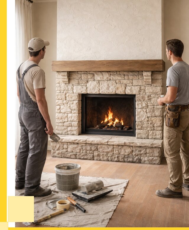 Отделка каминов в Чите от 6728 р. под ключ | ЭриданЧта