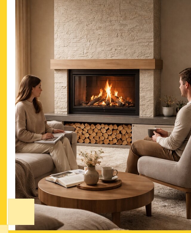 Камины со стеклом в Чите от 186300 р. | ЭриданЧта — топки 3 стекла