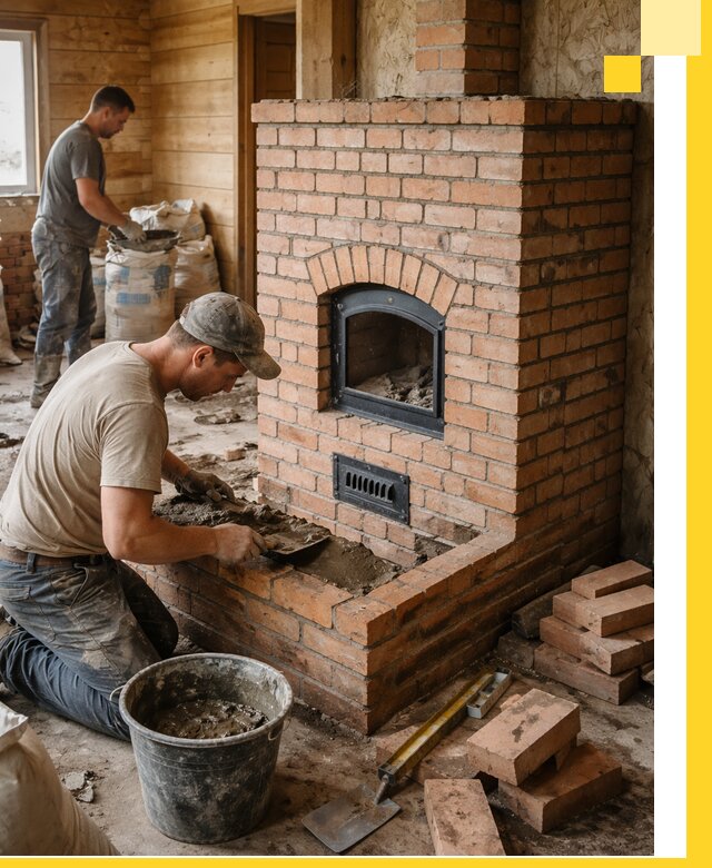 Профессиональное строительство печей в Чите под ключ