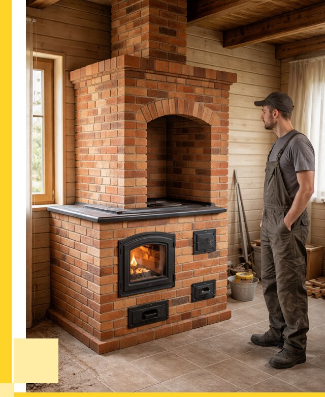 Кирпичные печи в Чите: купить от 155250 р. | ЭриданЧта