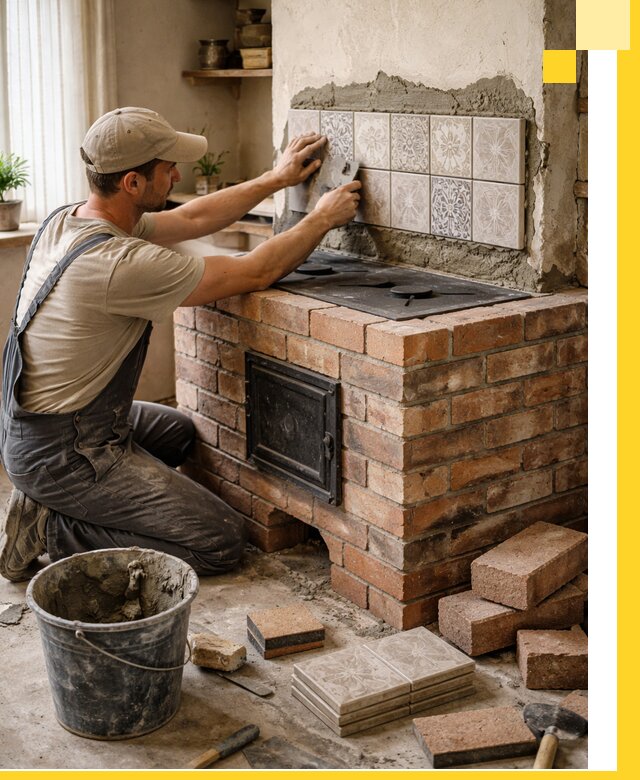 Печи с плитой на заказ монтаж гарантия и сервис в Чите