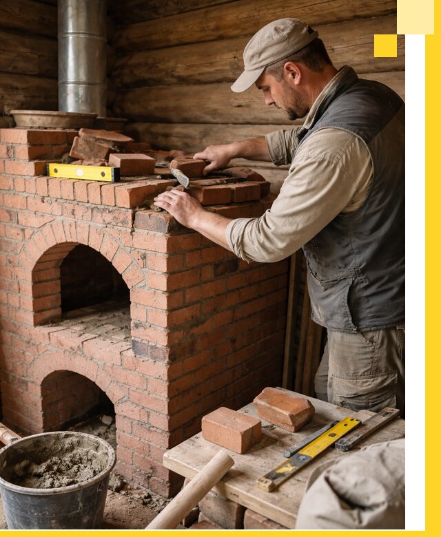 Изготовление и установка русских печей в Чите под ключ