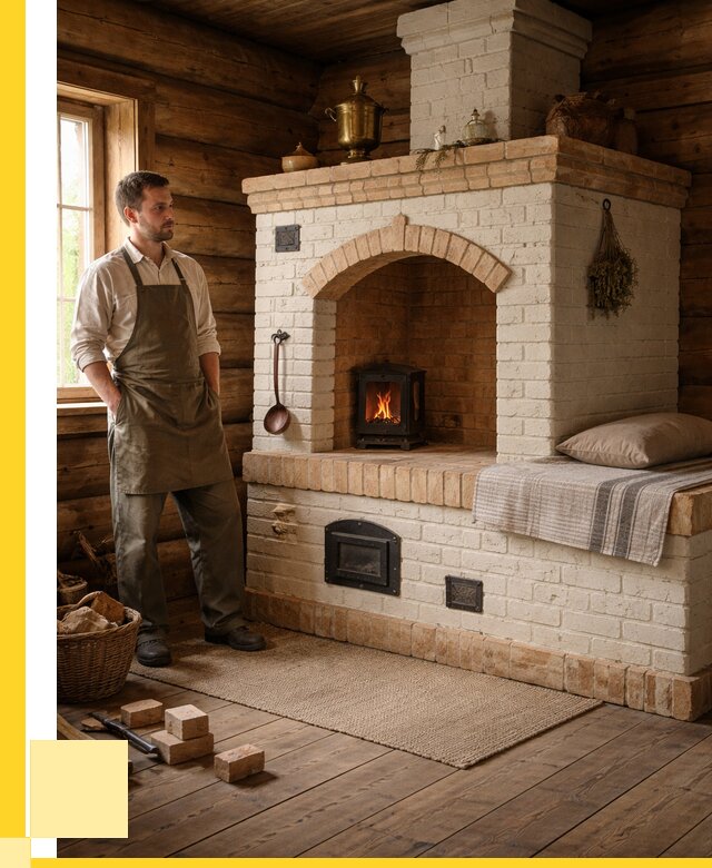 Русские печи с лежанкой под ключ в Чите от 155250 р. ЭриданЧта