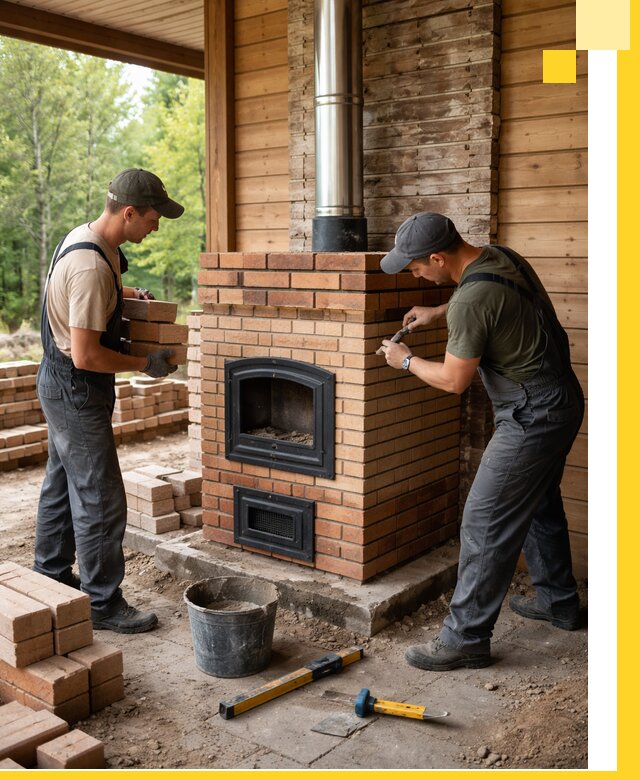 Производство и установка дачных печей под ключ в Чите
