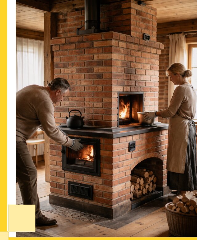 Печи для загородного дома под ключ в Чите от 82800 р. | ЭриданЧта