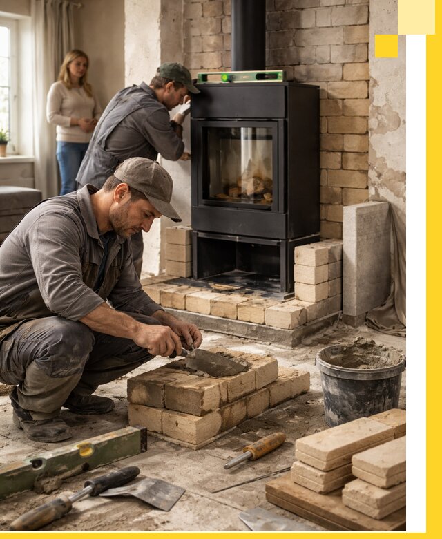 Печи и камины под ключ: проект, установка в Чите