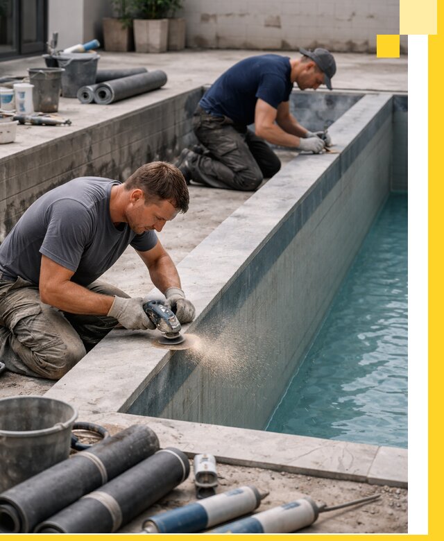 Профессиональный ремонт бассейнов под ключ в Чите