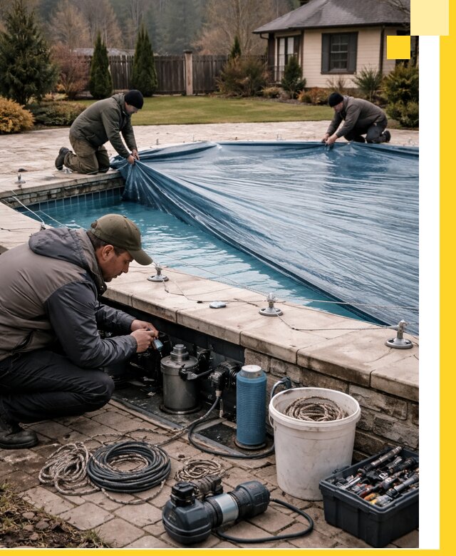 Консервация бассейнов в Чите: подготовка к длительному хранению