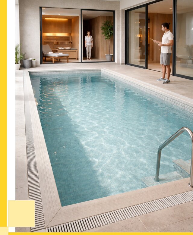 Отделка бассейна пленкой ПВХ в Чите от 3623 р. - ЭриданЧта