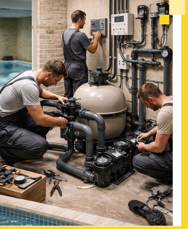 Комплексное оборудование для бассейнов под ключ в Чите