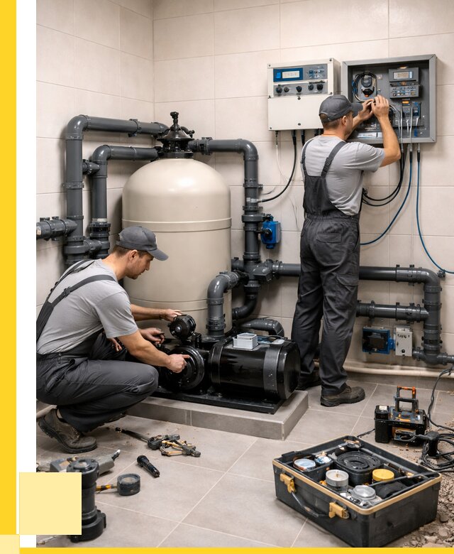 Монтаж оборудования для бассейнов в Чите от 41400 р. | ЭриданЧта