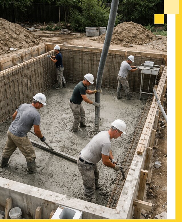 Строительство бетонных бассейнов под ключ в Чите