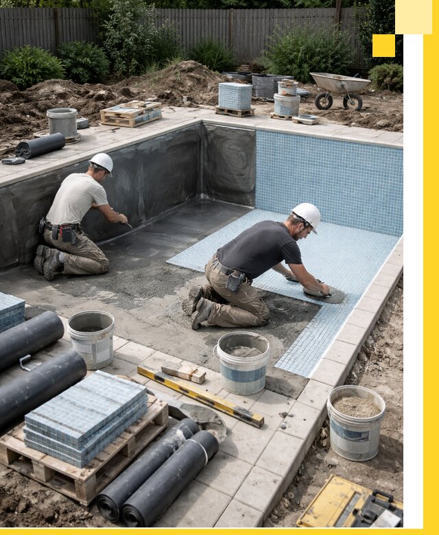 Проектирование и строительство стационарных бассейнов в Чите