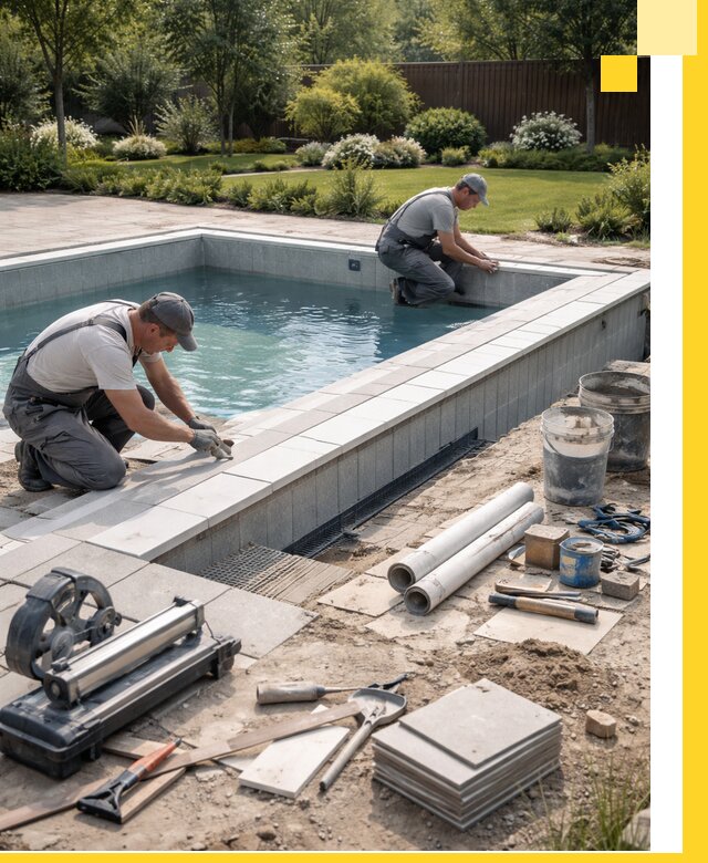 Строительство открытых бассейнов под ключ в Чите профессионально