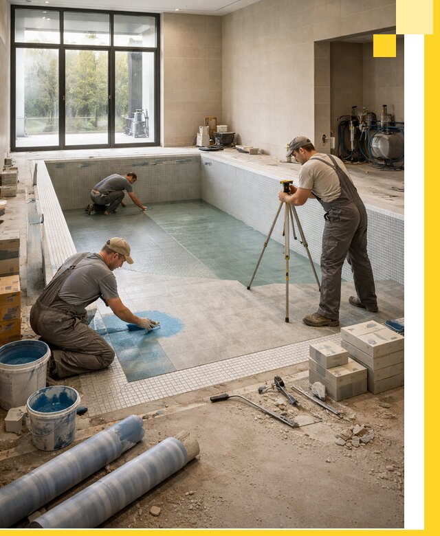 Проект и строительство закрытых бассейнов в Чите под ключ