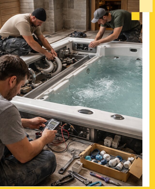 Гидромассажные бассейны под ключ в Чите, дизайн и монтаж