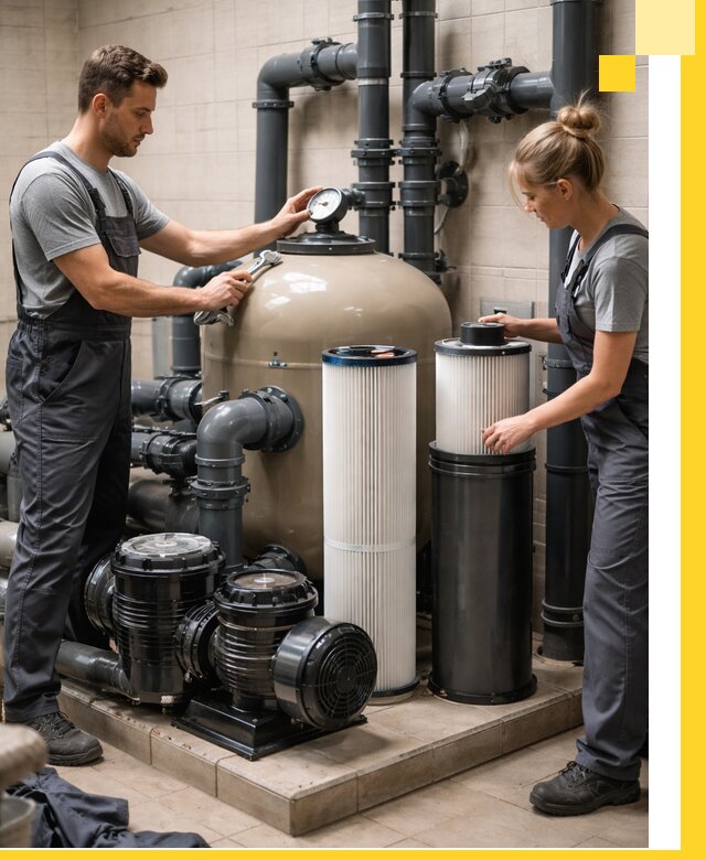 Фильтры и системы фильтрации для бассейнов в Чите