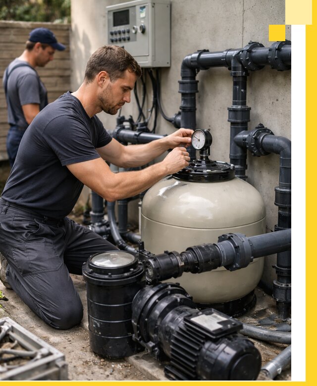 Поставка и монтаж фильтровального оборудования для бассейнов в Чите