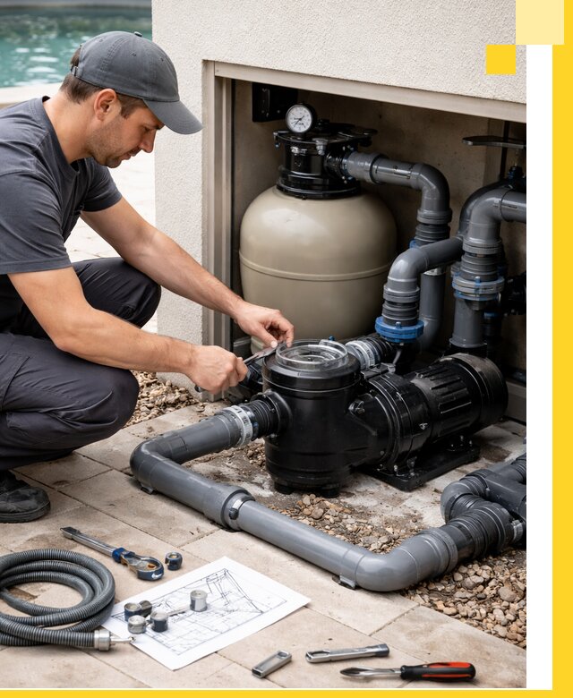 Поставка, монтаж и сервис насосов для бассейнов в Чите