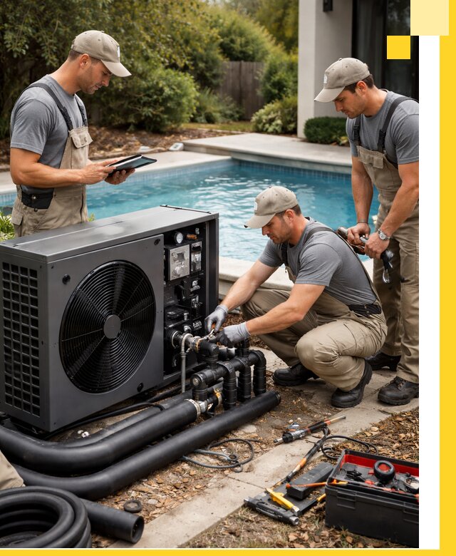 Проектирование и установка тепловых насосов для бассейнов в Чите