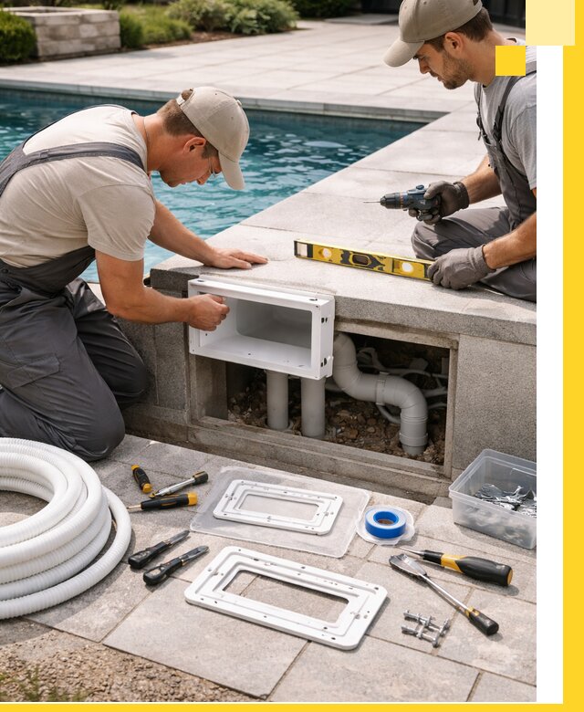 Поставка и установка скиммеров для бассейнов в Чите