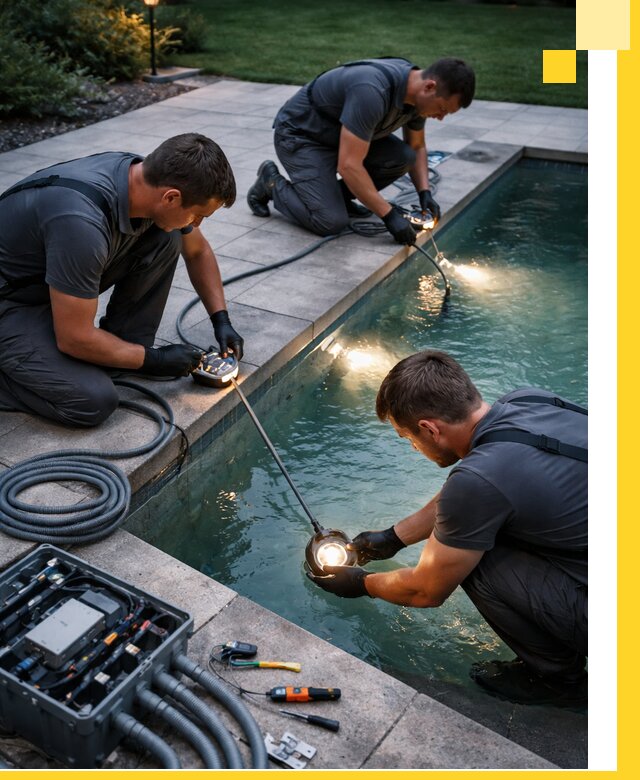 Профессиональное освещение бассейнов в Чите: дизайн и монтаж