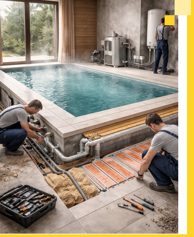 Проектирование и строительство тёплых бассейнов в Чите