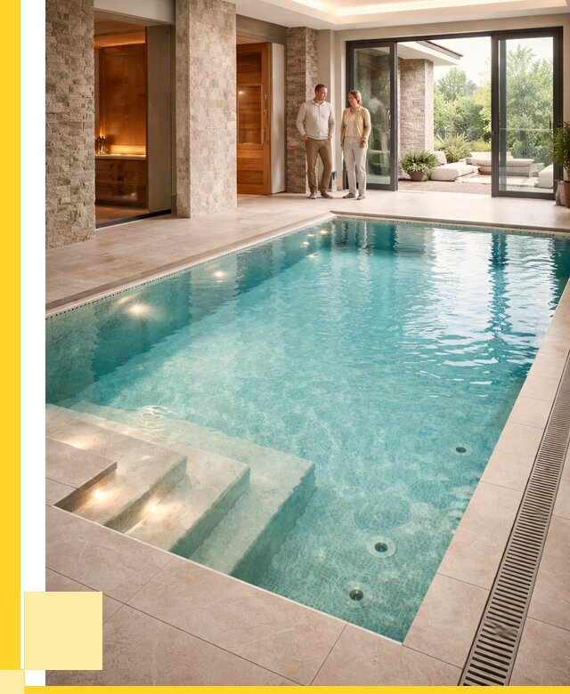 Бассейн во дворе в Чите: проект, отделка от 1242000 р. | ЭриданЧта