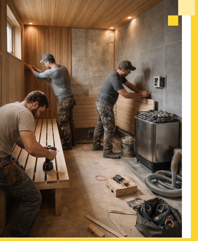 Сауны под ключ в Чите, проектирование, строительство, отделка