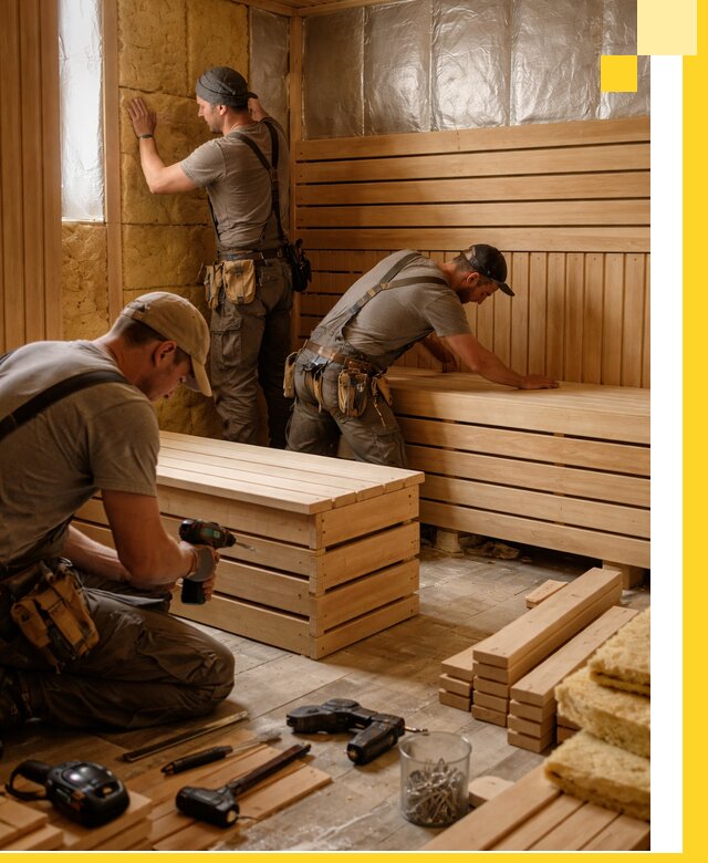 Профессиональное строительство саун под ключ в Чите