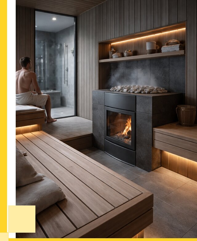 Проект сауны в частном доме в Чите от 36225 р. | ЭриданЧта