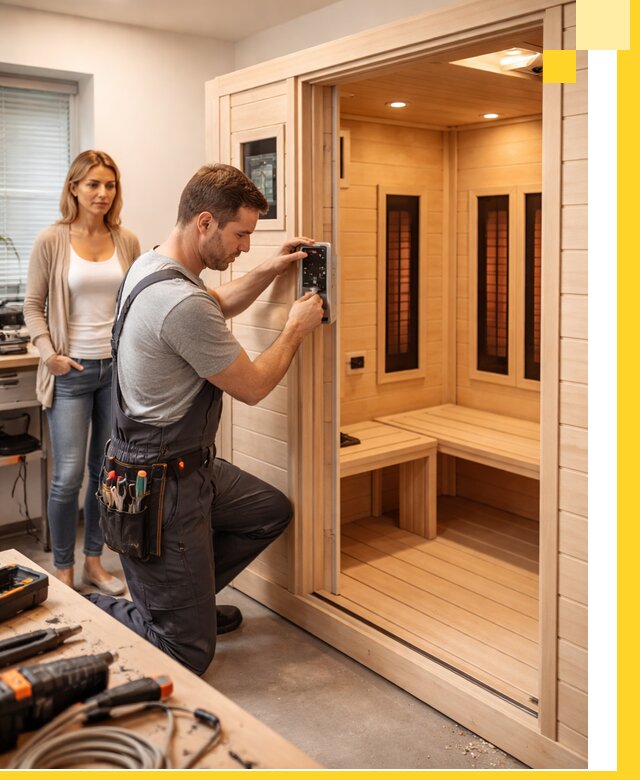 Инфракрасные сауны под ключ в Чите продажа и установка