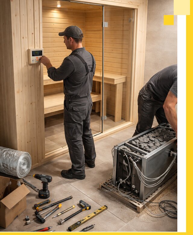 Поставка, установка и монтаж электрических саун в Чите