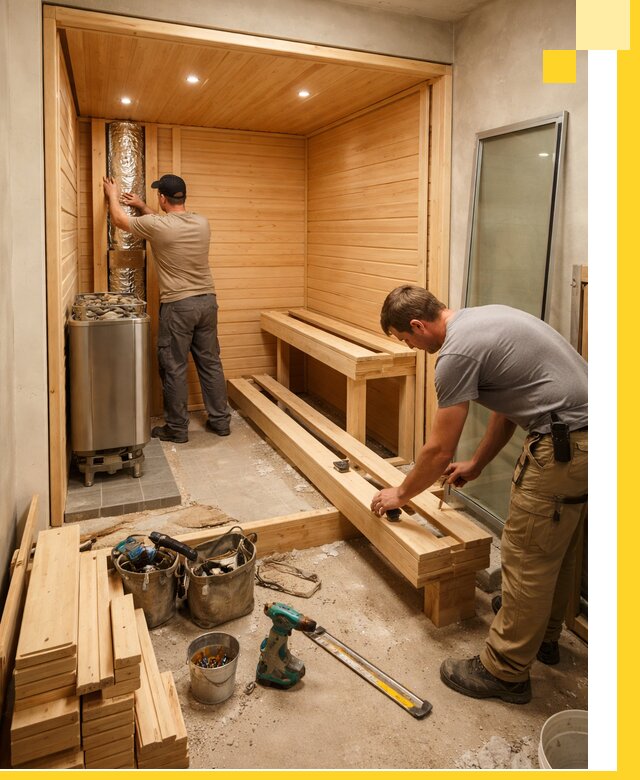 Проектирование и установка домашних саун под ключ в Чите