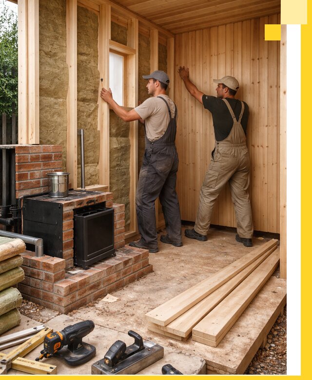 Строительство и установка дачных саун под ключ в Чите