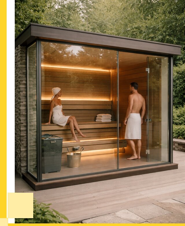 Сауна стеклянная и двери для сауны в Чите от 258750 р. | ЭриданЧта