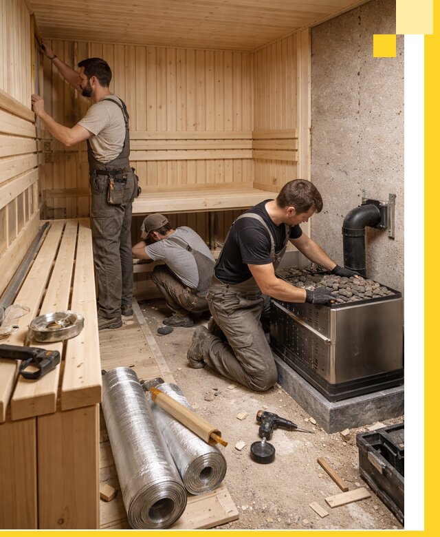 Индивидуальные сауны на заказ в Чите под ключ, проект и монтаж