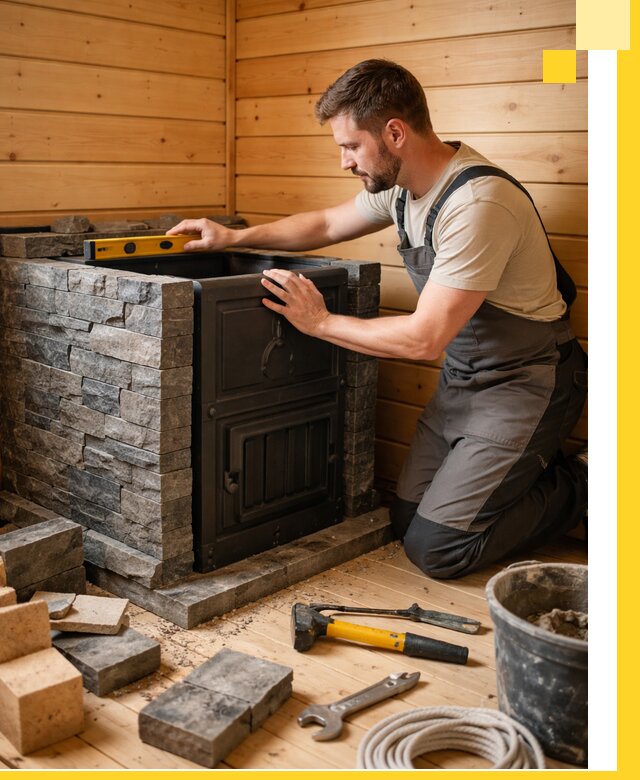 Производство и установка печей для саун под ключ в Чите