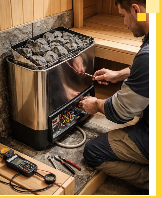 Продажа и установка электрокаменок для саун в Чите