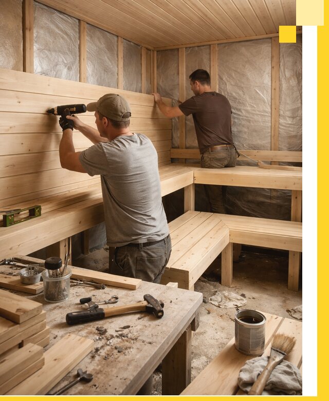 Профессиональная отделка бань и саун под ключ в Чите