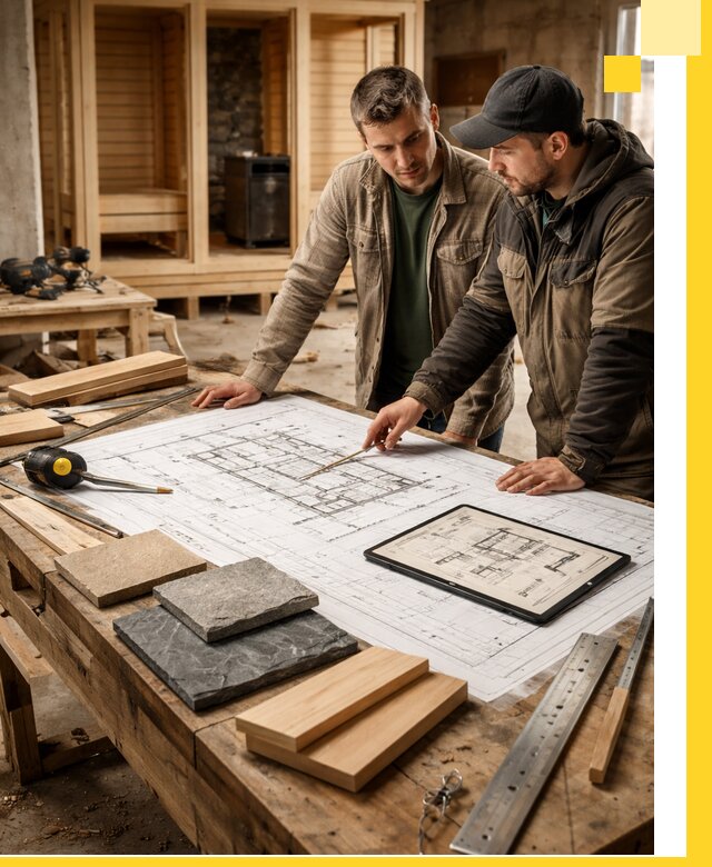 Проекты бань под ключ и планы строительства в Чите