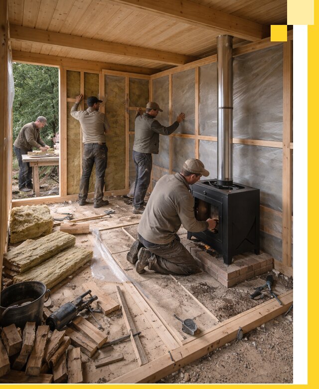 Профессиональный монтаж бань под ключ в Чите для дома