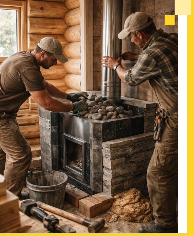 Строительство и отделка русских бань под ключ в Чите