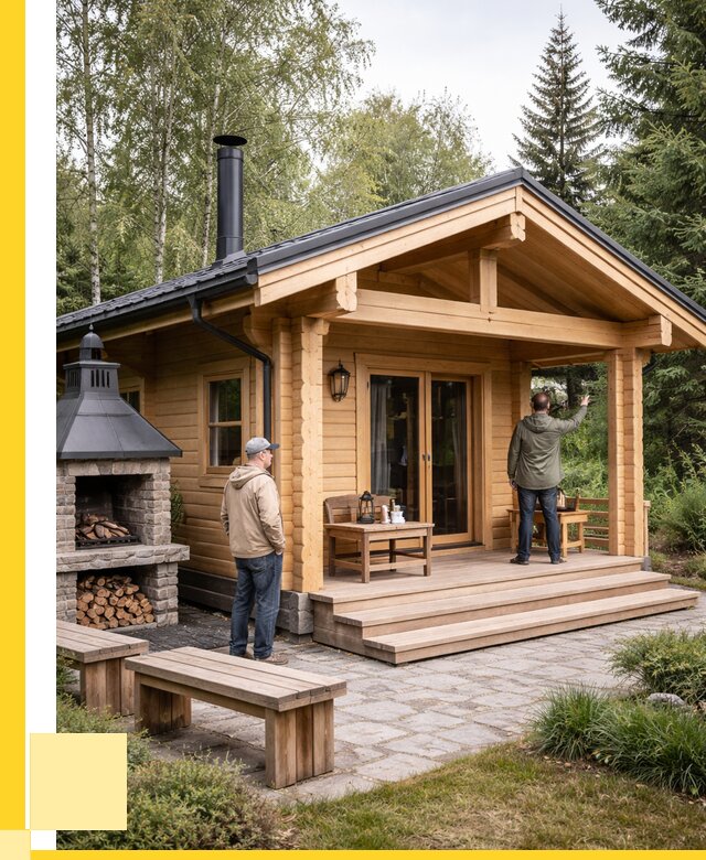 Деревянные бани под ключ в Чите от 465750 р. | ЭриданЧта