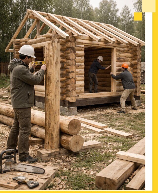 Строительство бань для дачи под ключ в Чите с доставкой и монтажом